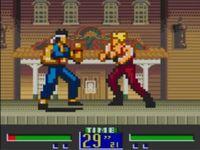 une photo d'Ã©cran de Virtua Fighter Animation sur Sega Game Gear